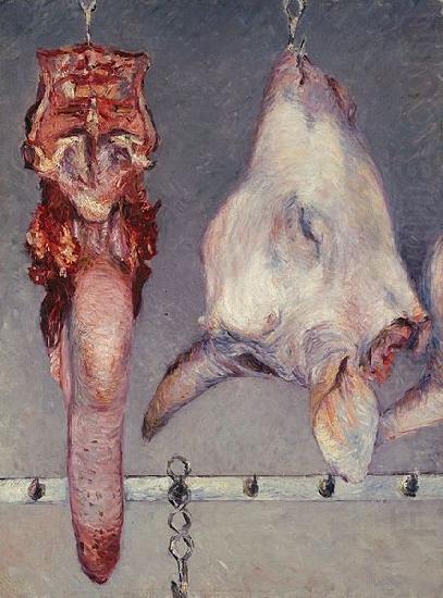 Gustave Caillebotte Calf's Head and Ox Tongue china oil painting image